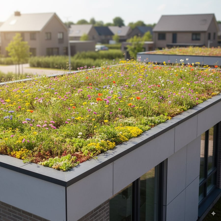 Biotumen (Biodivers groen dakmengsel) bloemenmengsel