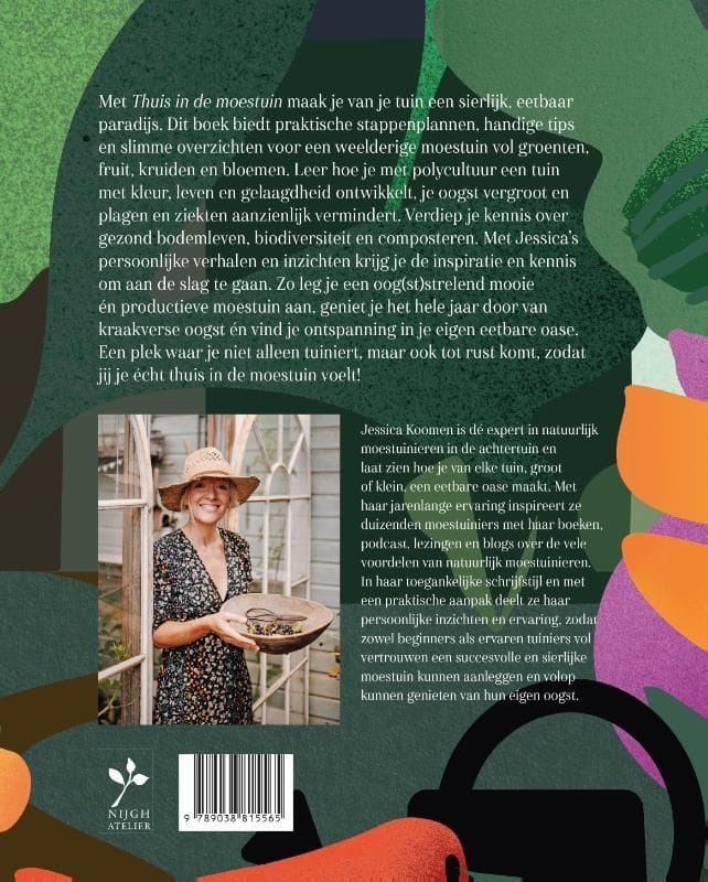 Thuis in de moestuin (Jessica Koomen) boek