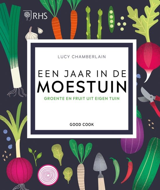 Een jaar in de moestuin (Lucy Chamberlain) boek